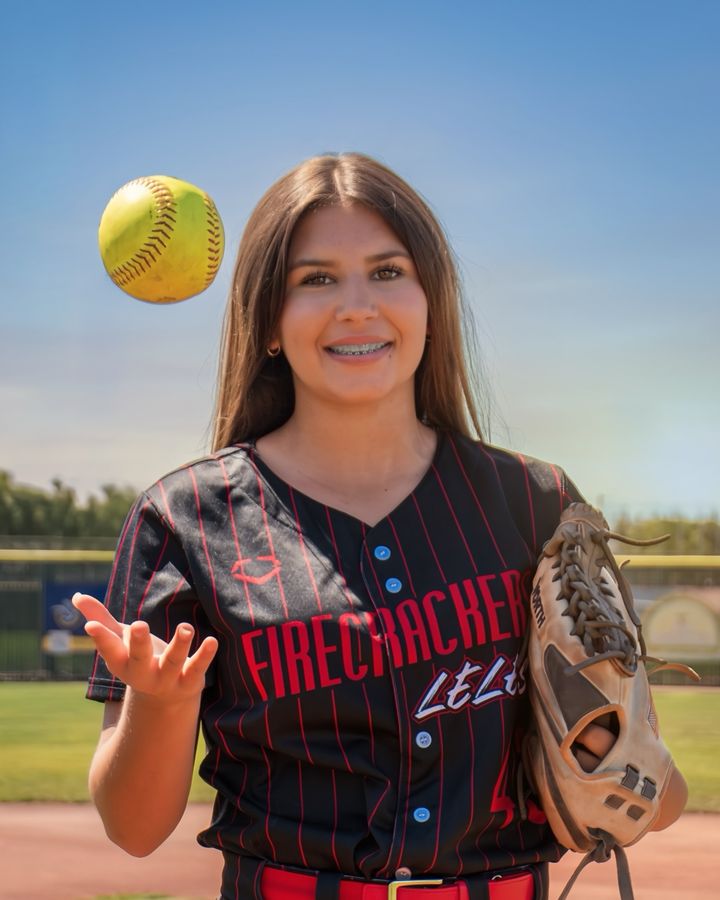 Mia Mead in her Firecrackers Leles Bay Area uniform